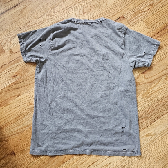 Country Deep Size L "Cowboys make better lovers" Distressed Oversized T-shirt - Picture 4 of 5